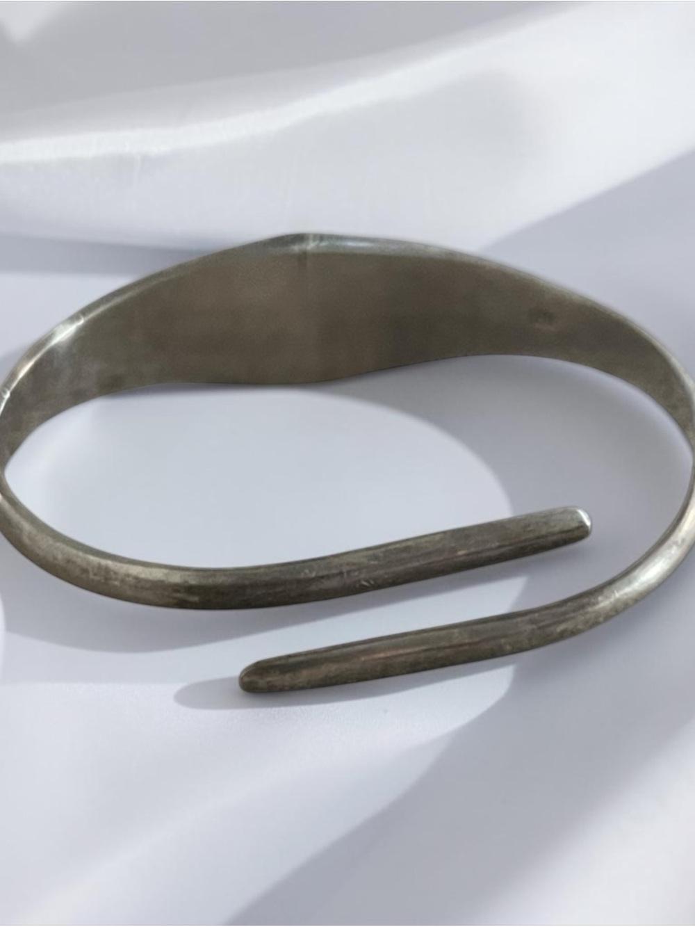 Vintage Sterling Silver Open Bypass Cuff Bracelets